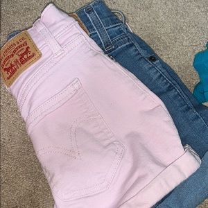 2 pairs of Levi Shorts